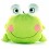 Lovely Cartoon Frog Shape Hand Warm Stuffed Pillow