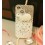 Stylish Hoggerel Pattern Rhinestone Handmade Protective Case for iphone4/4s