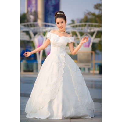 https://www.orientmoon.com/37303-thickbox/a-line-ball-gown-off-the-shoulder-beading-satin-zipper-wedding-dress.jpg