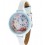 MINI Quartze Round Dial Waterproof Watch Cartoon Creative PVC Band Watch mn968B