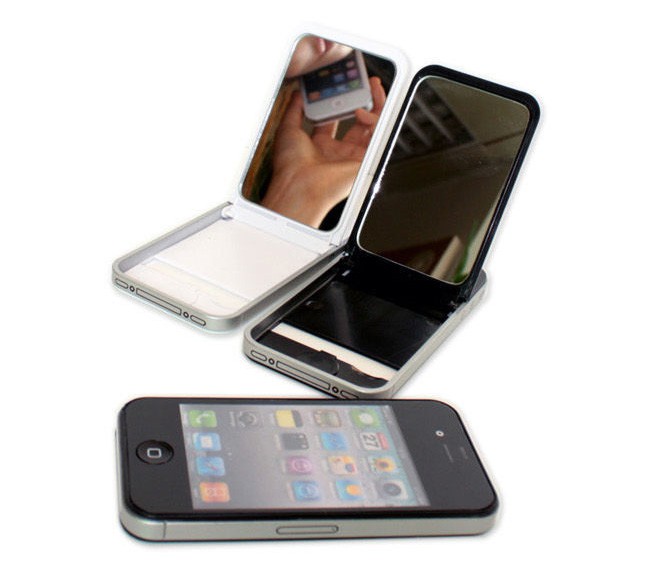 Creative 1:1 Iphone Shaped Style Portable Mirror