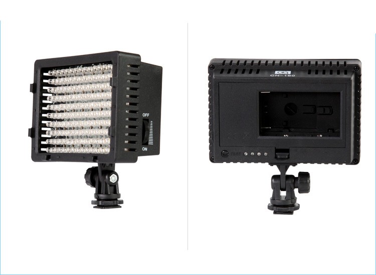 CN-160 Dimmable LED Video Light Ultra High Power 160 LED Digital Camera