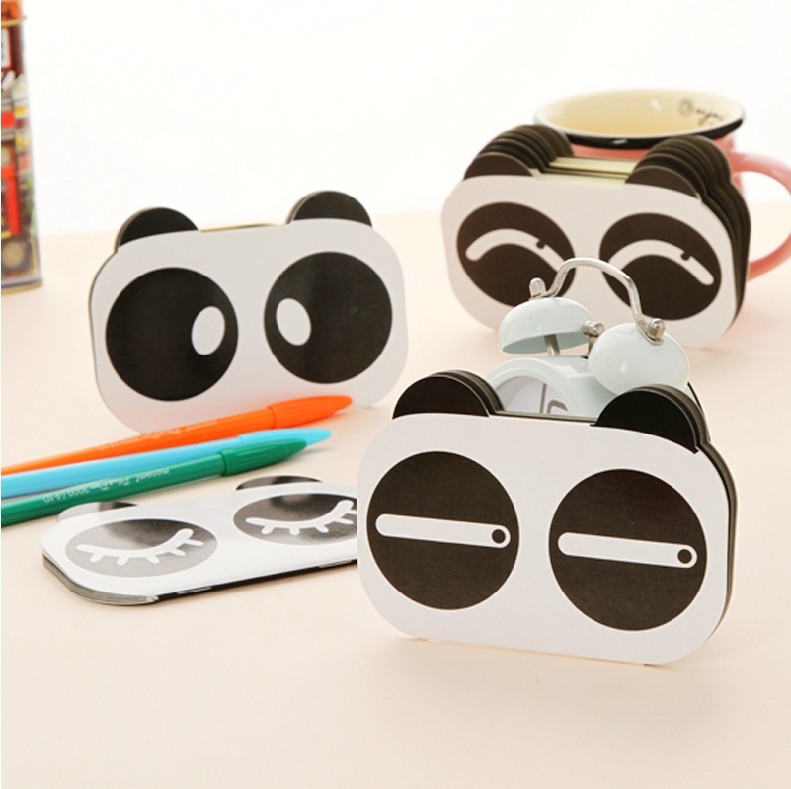 Lovely Panda Design Acount/Schedule Notebook Diary 4-Pack (W2118)