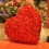 Wholesale - Soft Rose Heart Plush Toy 36*30CM/14*12"