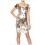 2013 New Arrival Round Neck Sleeveless Leopard Print Dress Evening Dress 6292
