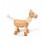 Wholesale - Cute & Novel Wooden Australia Animal Puppet Farm Series - Zebra Antelope
