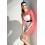 Wholesale - Seventh Sleeve Color Contrast Slim Dress Evening Dress
