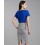 Wholesale - Houndstooth Short Sleeve Dress Evening Dress DP253