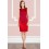 Wholesale - COAST  Red Embroidery Sleeveless Dress Evening Dress CT7585