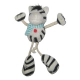 Wholesale - Long-leg Cute Animals Series Pet Plush Toys with Whistle inside -- Zebra