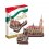 Wholesale - Cute & Novel DIY 3D Jigsaw Puzzle Model World Series - Hungary's Cathedral