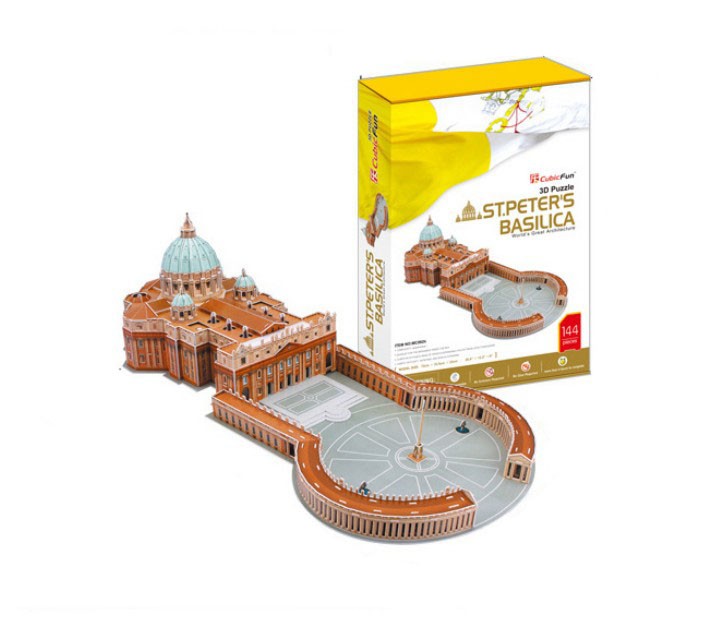 Creative DIY 3D Jigsaw Puzzle Model World Series - St Peter's Cathedral