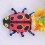 Wholesale - Fat Cat Cat Toy Pet Toy Chewing Toy with Catlip-- Cute Ladybird