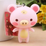 Wholesale - Pink Piggy Vinyl Figure Toy Cellphone Pendant Bag Pendant