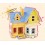 Wholesale - DIY Wooden 3D Jigsaw Puzzle Model Colorful House F403