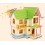 Wholesale - DIY Wooden 3D Jigsaw Puzzle Model Colorful House F402