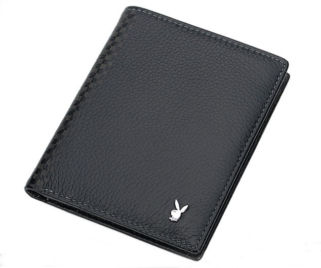 Playboy Men's Short Leather Wallet Purse Notecase 1582