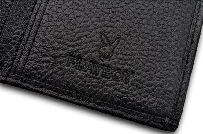 Playboy Men's Short Leather Wallet Purse Notecase 5592