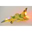 Diecast Metal Fighter Plane Model Aircraft Model with Sound & Light Effect F-10 1006