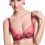 Wholesale - Flora Embroidery Lace Adjustable Deep V Extra Gather & Push up Bra